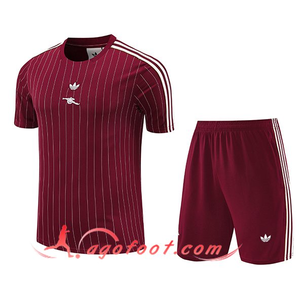 Ensemble Training T-Shirts Arsenal Rouge 2025/2026