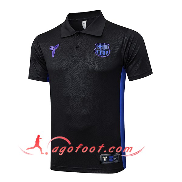 Polo Foot FC Barcelone Noir/Pourpre 2025/2026