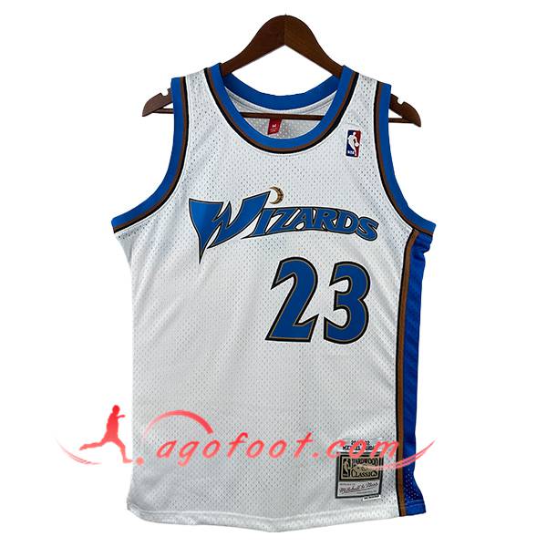 Maillot Washington Wizards (JORDAN #23) 2025/26 Blanc/Bleu