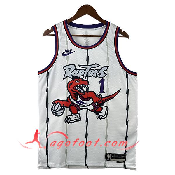 Maillot Toronto Raptors (McGRADY #1) 2025/26 Blanc/Rouge