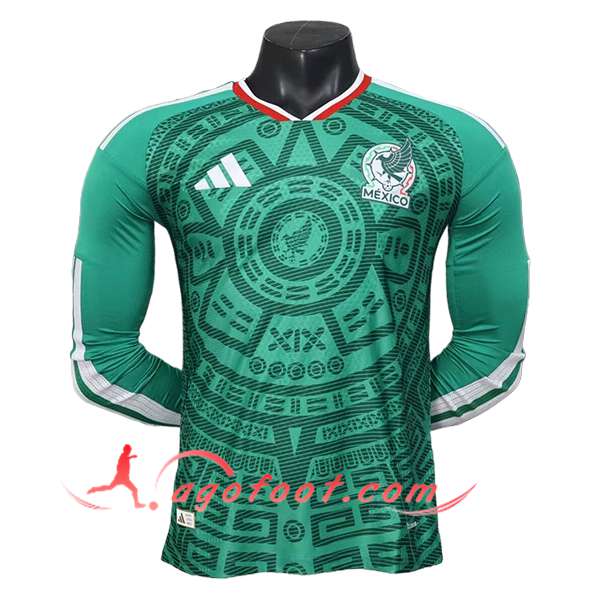 Maillot Equipe Foot Mexique Domicile Manches Longues 2025/2026