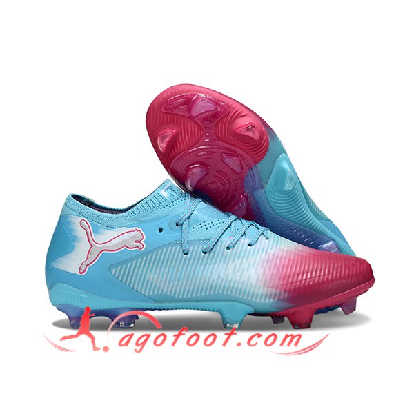 PUMA Chaussures de Foot FUTURE 8 ULTIMATE FG/AG Bleu/Rose