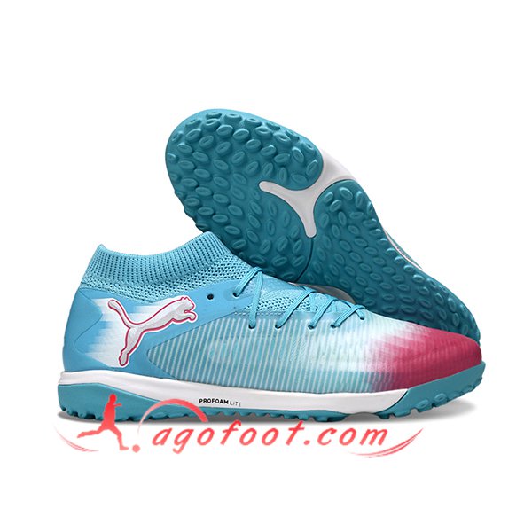 PUMA Chaussures de Foot FUTURE 8 ULTIMATE TF Bleu/Rose