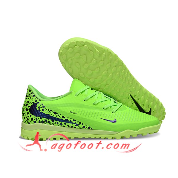 Nike Chaussures de Foot Phantom 6 Low Academy "Erling Haaland" Vert