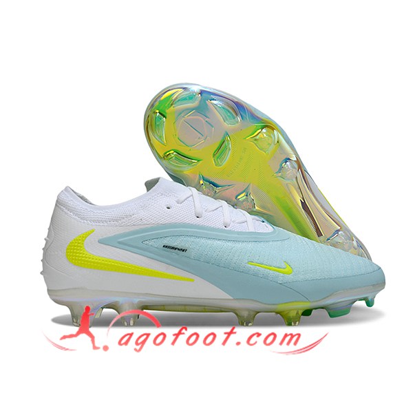 Nike Chaussures de Foot Phantom GX III Elite FG Blanc/Vert -02