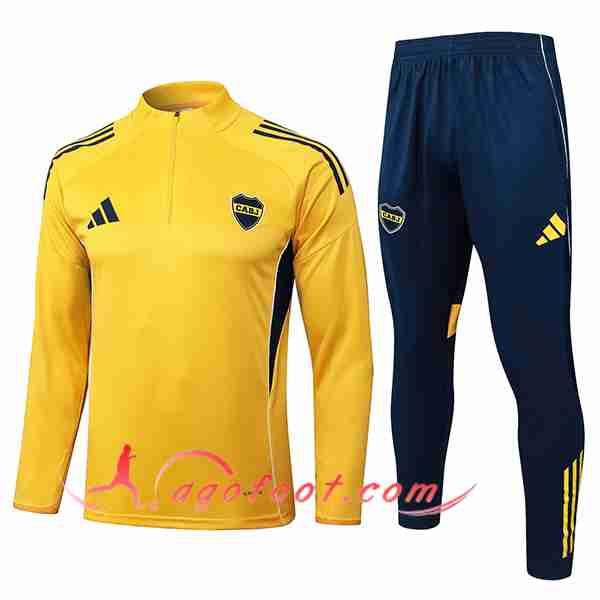 Ensemble Survetement de Foot Boca Juniors Jaune/Bleu 2025/2026
