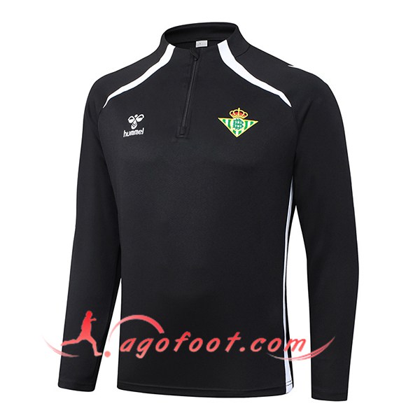 Sweatshirt Training Real Betis Noir/Blanc 2025/2026