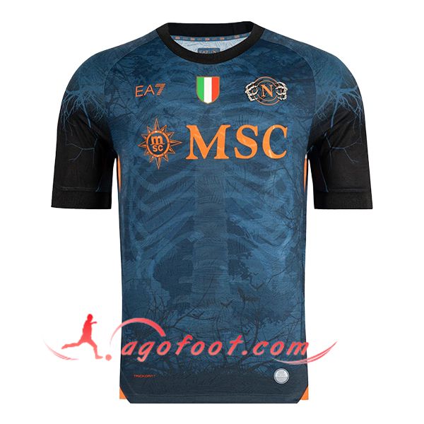 Nouveau Maillot de Foot SSC Naples Halloween Edition Bleu 2025/2026