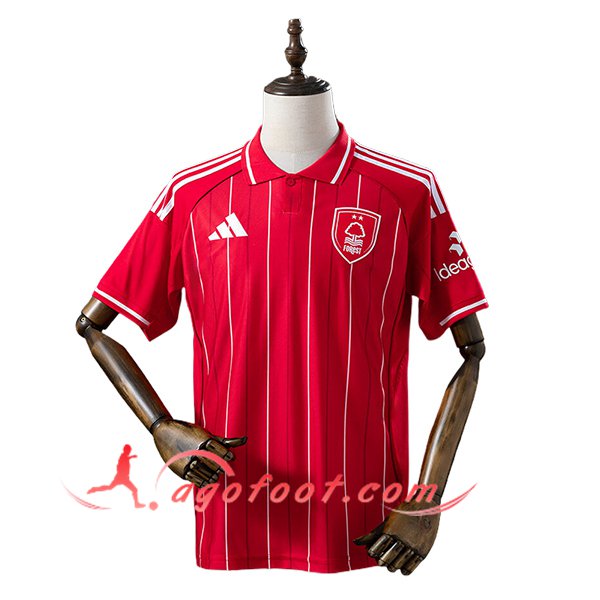 Polo Foot Nottingham Forest Rouge/Blanc 2025/2026