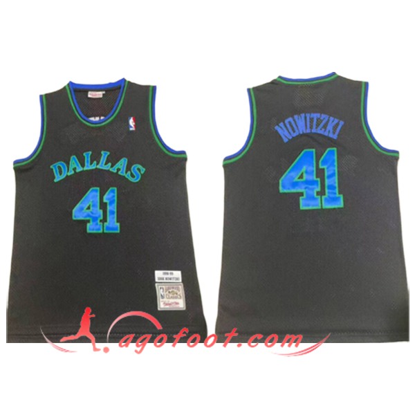Maillot Dallas Mavericks (NOWITZKI #41) 2025/26 Noir/Bleu