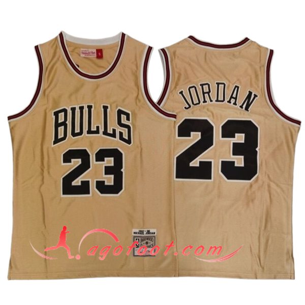 Maillot Chicago Bulls (JORDAN #23) 2025/26 Jaune/Noir