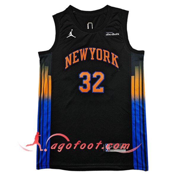 Maillot New York Knicks (TDWNS #32) 2025/26 Noir/Bleu/Orange