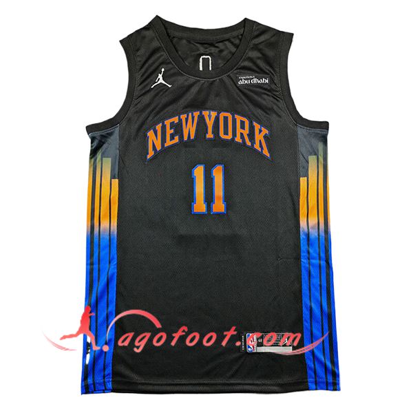 Maillot New York Knicks (BRUNSON #11) 2025/26 Noir/Bleu/Orange