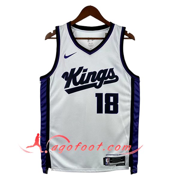 Maillot Sacramento Kings (WESTBROOK #18) 2025/26 Blanc/Pourpre/Noir