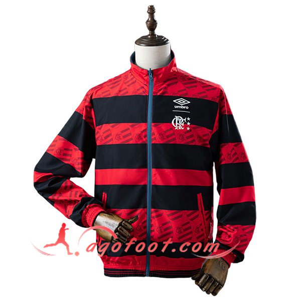 Coupe-Vent Flamengo Noir/Rouge 2025/2026