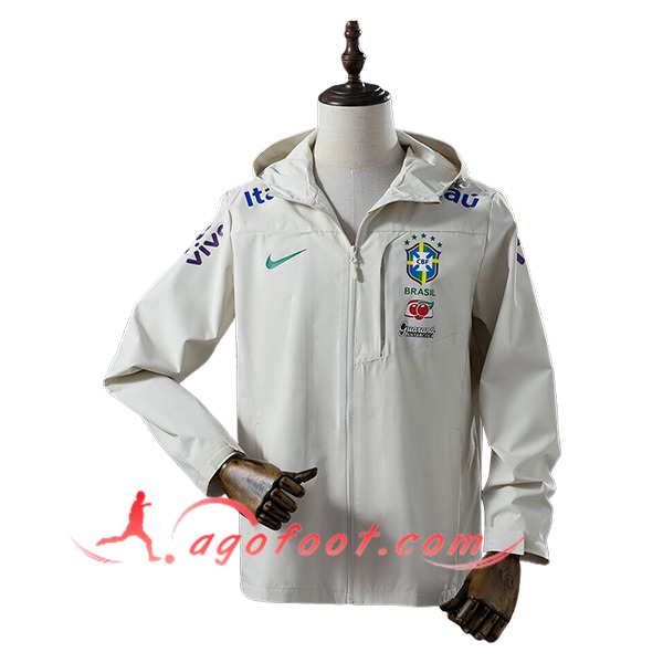 Coupe-Vent Brésil Blanc 2025/2026