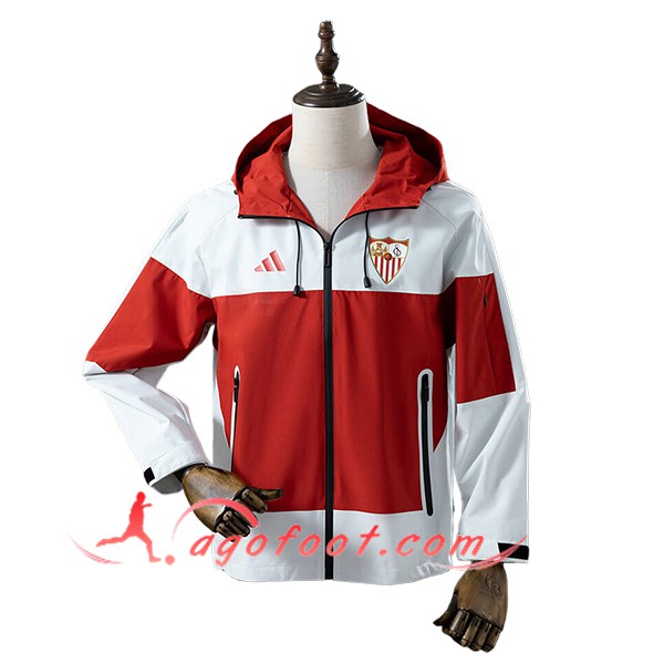 Coupe-Vent Seville Rouge/Blanc 2025/2026
