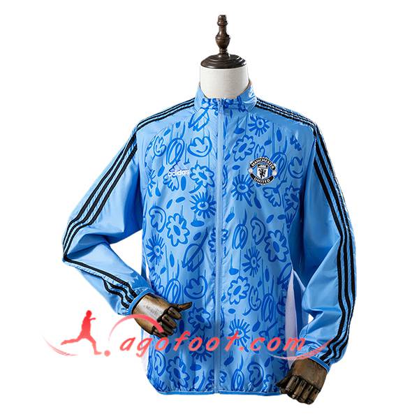 Coupe-Vent Manchester United Bleu/Noir 2025/2026