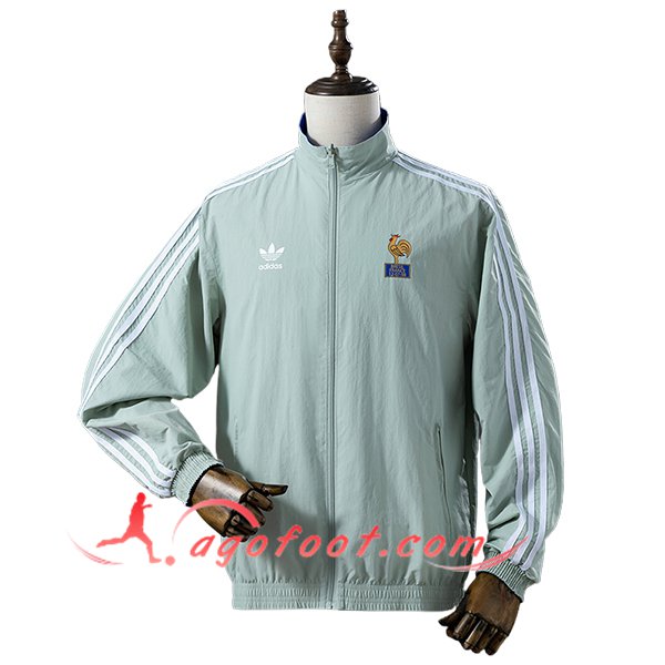 Coupe-Vent France Vert/Blanc 2025/2026