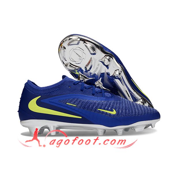 Nike Chaussures de Foot Phantom GX III Elite FG Bleu/Vert
