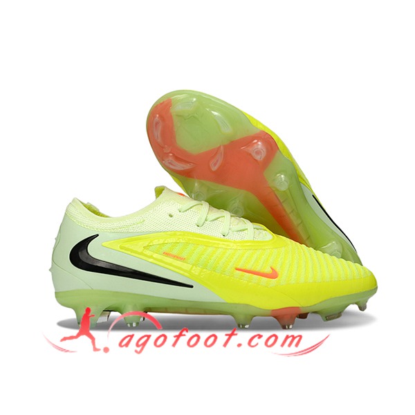 Nike Chaussures de Foot Phantom GX III Elite FG Jaune/Vert