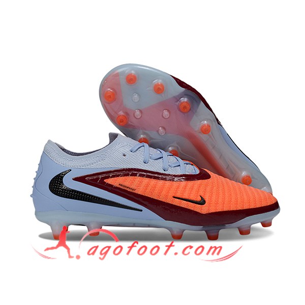 Nike Chaussures de Foot Phantom GX III Elite AG Pourpre/Orange