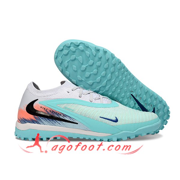 Nike Chaussures de Foot Phantom GX III Elite TF Bleu/Blanc