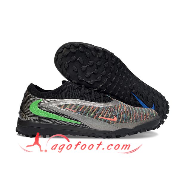 Nike Chaussures de Foot Phantom GX III Elite TF Noir/Gris