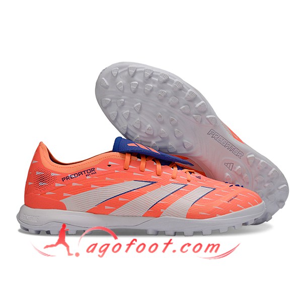 Adidas Chaussures de Foot PREDATOR LEAGUE FT TURF Jaune/Vert/Blanc