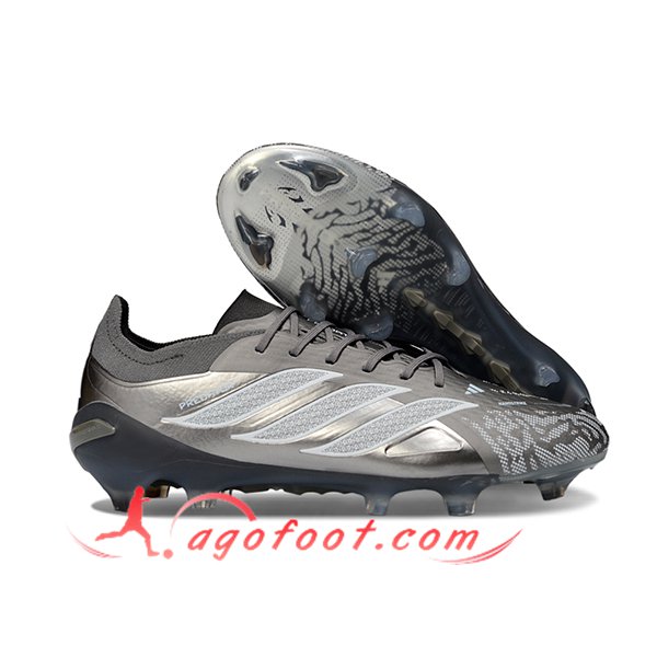 Adidas Chaussures de Foot 26 Predator Elite FG Gris