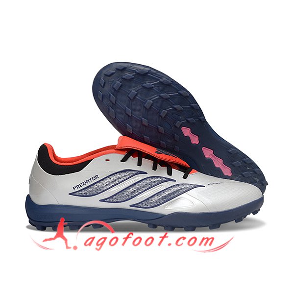 Adidas Chaussures de Foot PREDATOR LEAGUE FT TURF Gris/Bleu