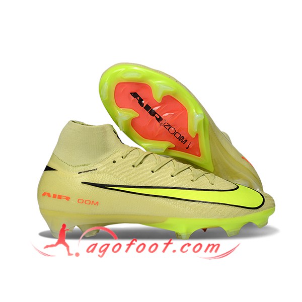 Nike Chaussures de Foot Air Zoom Mercurial Superfly IIX Elite FG Vert