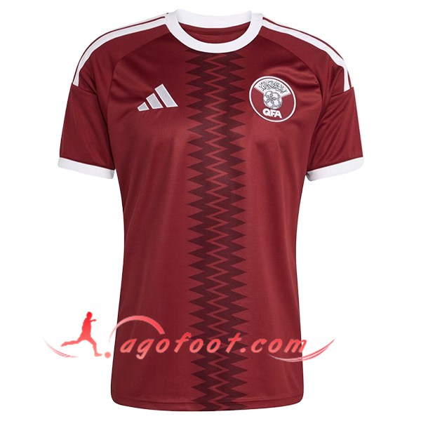 Nouveau Maillot Equipe Foot Qatar Domicile Coupe Du Monde 2026