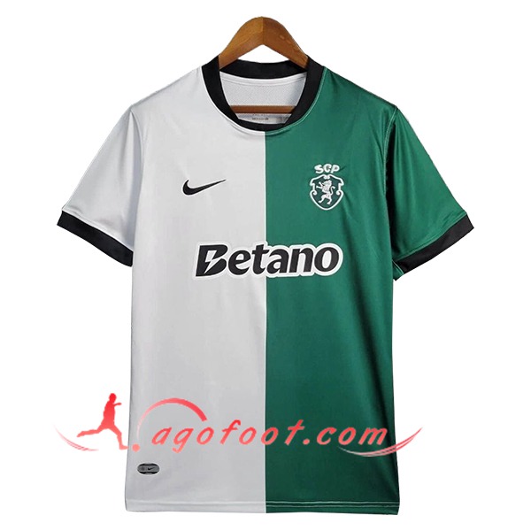 Maillot de Foot Sporting Special Edition Blanc/Vert 2025/2026