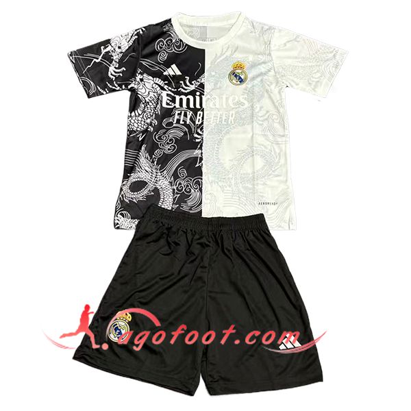Maillot de Foot Real Madrid Enfant Special Edition Noir/Blanc 2025/2026
