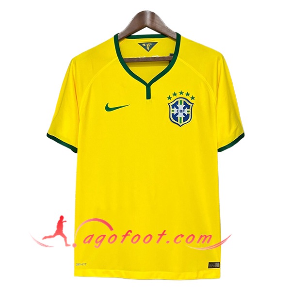 Maillot de Foot Bresil Retro Domicile 2014