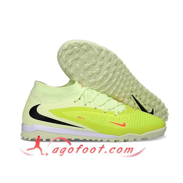 Nike Chaussures de Foot Phantom GX III Elite TF Phantom GX III Elite TF Jaune/Vert