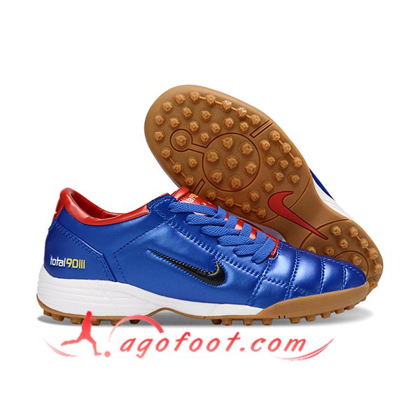 Nike Chaussures de Foot T90 TF Bleu