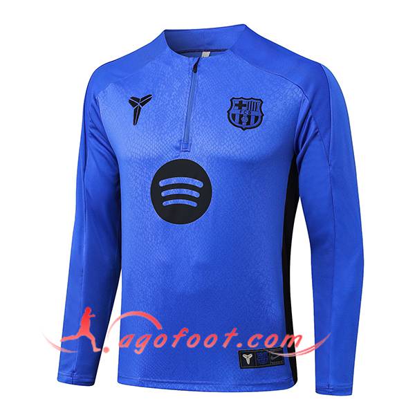 Sweatshirt Training FC Barcelone Pourpre/Noir 2025/2026 -02
