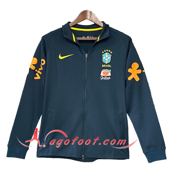 Veste Foot Brésil Bleu Foncé 2025/2026