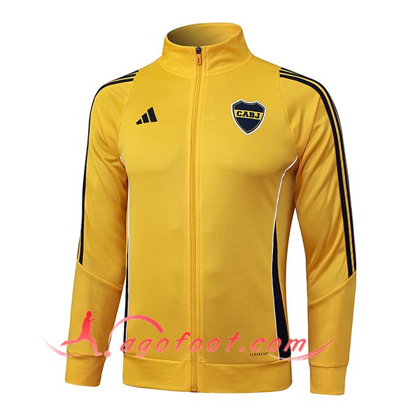 Veste Foot Boca Juniors Jaune/Noir 2025/2026 -02