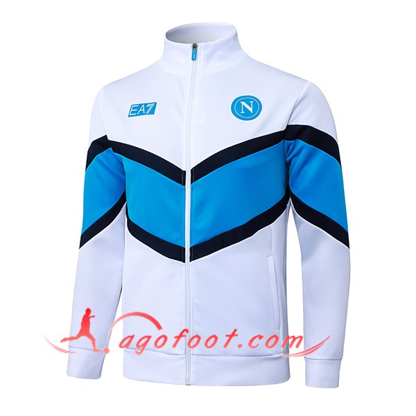 Veste Foot SSC Naples Blanc/Bleu 2025/2026