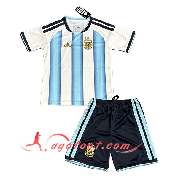 Maillot Equipe Foot Argentine Enfant Domicile Coupe Du Monde 2026