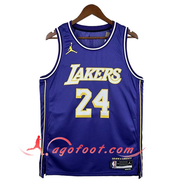 Maillot Los Angeles Lakers (BRYANT #24) 2025/26 Pourpre