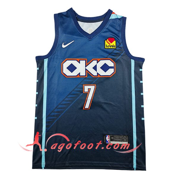 Maillot Oklahoma City Thunder (HOLMGREN #7) 2025/26 Bleu -02