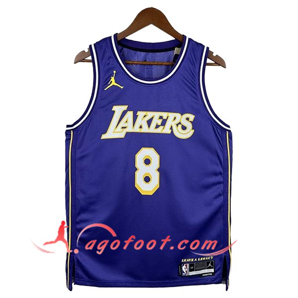 Maillot Los Angeles Lakers (BRYANT #8) 2025/26 Pourpre