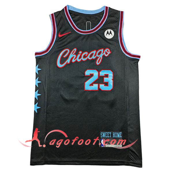 Maillot Chicago Bulls (JORDAN #23) 2025/26 Noir/Bleu
