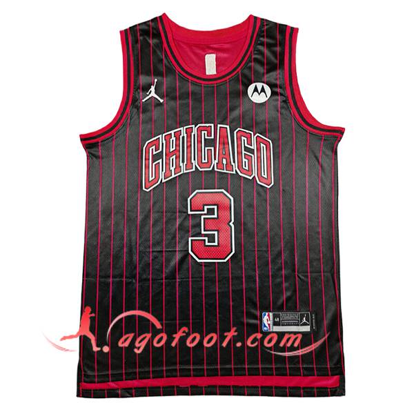Maillot Chicago Bulls (GIDDEY #3) 2025/26 Noir/Rouge