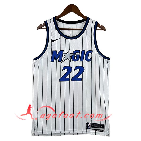 Maillot Orlando Magic (WAGNER #22) 2025/26 Blanc/Bleu/Noir