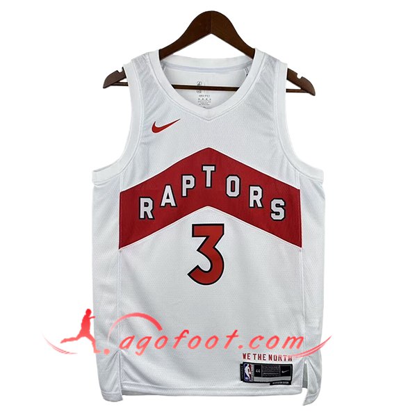 Maillot Toronto Raptors (INGRAM #3) 2025/26 Blanc/Rouge